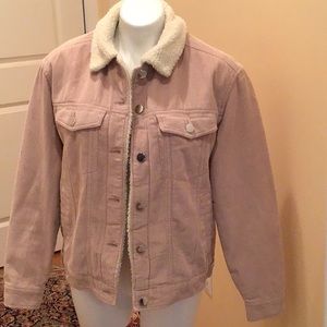 Forever 21 corduroy pink jacket
